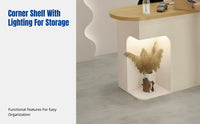 Modern Minimalist Cashier Counter, Small Bar Table, Reception Desk, for Boutiques, Tea Shops, Offices