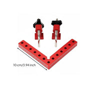 Sturdy Aluminum Alloy 90 Degree Corner Clamp Corrosion-Resistant 90 Degree Positioning Square Lightweight Right Angle Clamping Square Easy to Use for Carpenters