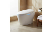 Integrated-Piece Smart Toilet Instant Heating Automatic Lid Toilet Bathroom Fixture Water Pressure Unrestricted Auto Flush