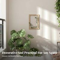 Space-Saving vertical surfaceMounted lattice Planter Decorative Plant Stand sturdy Home Decoration Easy Installation for Gardeners, Apartment Dwellers, Balcony, Living Room, Hallway, adjacent to unobstructed-frameing