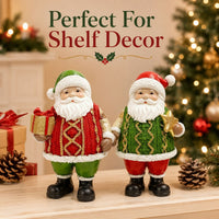 Realistic Santa Claus Figure for Christmas Snow Scene DIY Decorations