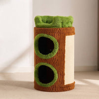 Cat Barrel Cylindrical Cat Climbing Climber Soft Cats Furniture for Cats, Indoor