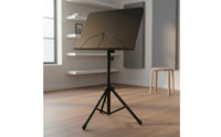 Folding Music Stand Foldable Design Adjustable Height Music Stand Large Panel Musical Instrument Accessory for Instrumentalists, Home Practice