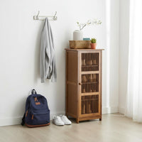 Dustproof Multi-Layer Shoe Rack Cabinet Large Capacity Entryway Shoe Storage Cabinet Ventilated Design Home Furniture for Hallway