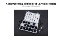 415 Pieces Plastic Push Rivet Set Organized Storage Box Plastic Push Rivets Set Door Trim Panel Fastener Kit Wide Compatibility