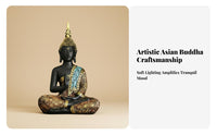 Southeast Asian Buddha Figurine Southeast Asian Design Buddha Statue Handcrafted Meditative Decor Statue for Buddhists, Spiritual Seekers