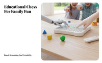 Multiple Activities Included 9 in 1 Electronic Game Board Two-Player Mode AI Smart Chessboard Voice Prompts for Family, Beginners, Party