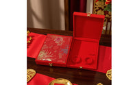 Floral Jewelry Storage Box Rectangular Jewelry Box with Hinged Lid Stylish Secure for Dressing Table