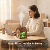 Panda Cutout USB Humidifier Compact Desktop Humidifier for Tabletop