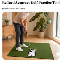 U-Shaped Cutout Golf Putting Mirror Reference Points Putting Practice Mirror Visual Feedback Training Aid Acrylic