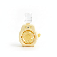 Compact Desktop Misting Fan Transparent Tank Rechargeable Misting Fan