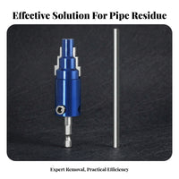 Hex Shank Pipe Thread Remover Stepped Body Valve Remover Metal Plumbing Tool Blue