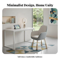 Ergonomic Support Adjustable Student Stool Comfortable Cushion Desk Chair Stable Base Study Seat Anti-Slip Pads for Students, Girls, Parents, Homework, Home, Bedroom, Homeschooling