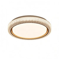Ra95 Speckled Round Ceiling Lamp High CRI LED Flush Mount Ceiling Light Textured Indoor Lighting Gold Trim