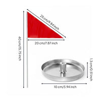 Putting Cup with Flag Easy to Install Sports Gear Stable Placement for Groundskeepers