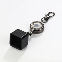 Compact Pool Chalk Holder with Retractable Cord Keychain-Style Chalk Holder with Retractable Cord Attach-on Accessories Convenient