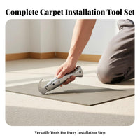 Carpet Installation Tool Kit Sturdy Duty Carpet Laying Tool Set Adjustable Length DIY Easy-to-Use for Installers