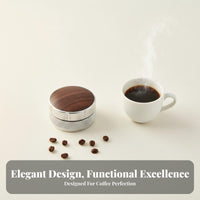 304 Stainless Steel Base Coffee Distributor and Tamper Set Ensures Consistent Extraction S Adjustable Depth Espresso Distributor Rust Proof