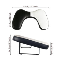 Curved Manicure Hand Rest Non-Slip Nail Art Armrest Pillow Space Saving Manicure Hand Pillow for Salon