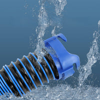 Easy to Use Flexible Drain Hose with End Caps Lightweight Corrugated Drain Hose Compact Corrugated Pipe Cap Nonperforated for RV Owners, Campsite Hookup