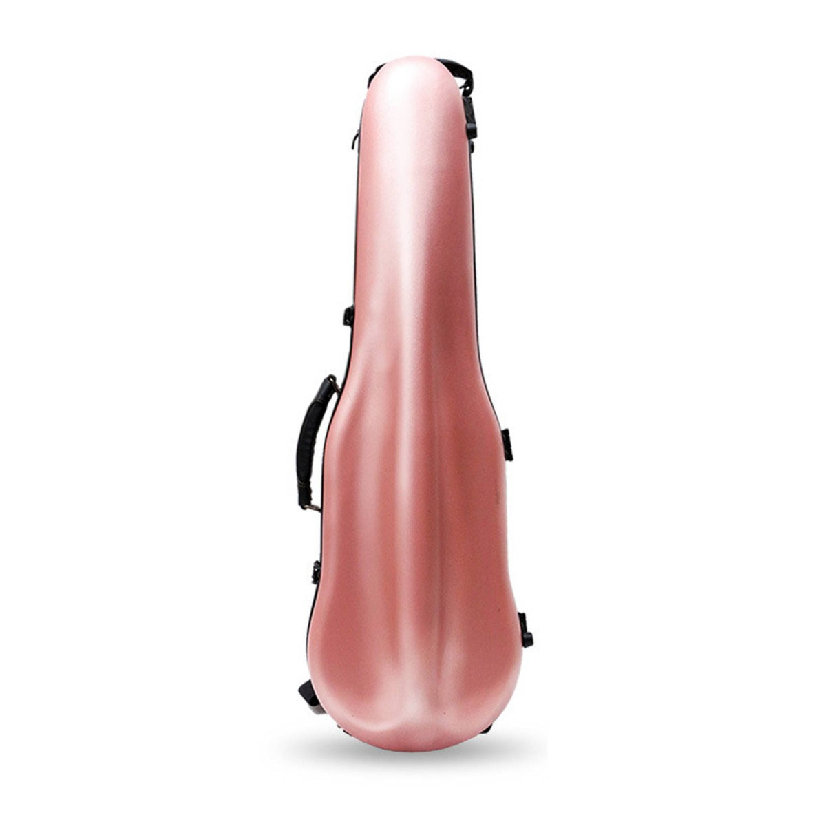4/4 Violin Case Soft Velvet Lining Carbon Fiber Violin Case 2 Bow Holders Musical Instrument Accessory for Students, Professionals, Storage
