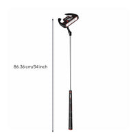 Steel Shaft Alignment Line Putter Rubber Grip Right Hand Putter Beginner Friendly for Men, Beginners, Putting Green