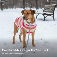 Thickened Winter Dog Coat Thick & Soft and Fluffy Soft and Fluffy Pet Vest Easy On & Remove for Medium Dogs, Cat Owners, Cold Weather