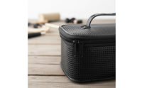 Mesh Fishing Bag Smooth Alloy Zipper Hard Shell Tackle Organizer for Anglers, Fishermen