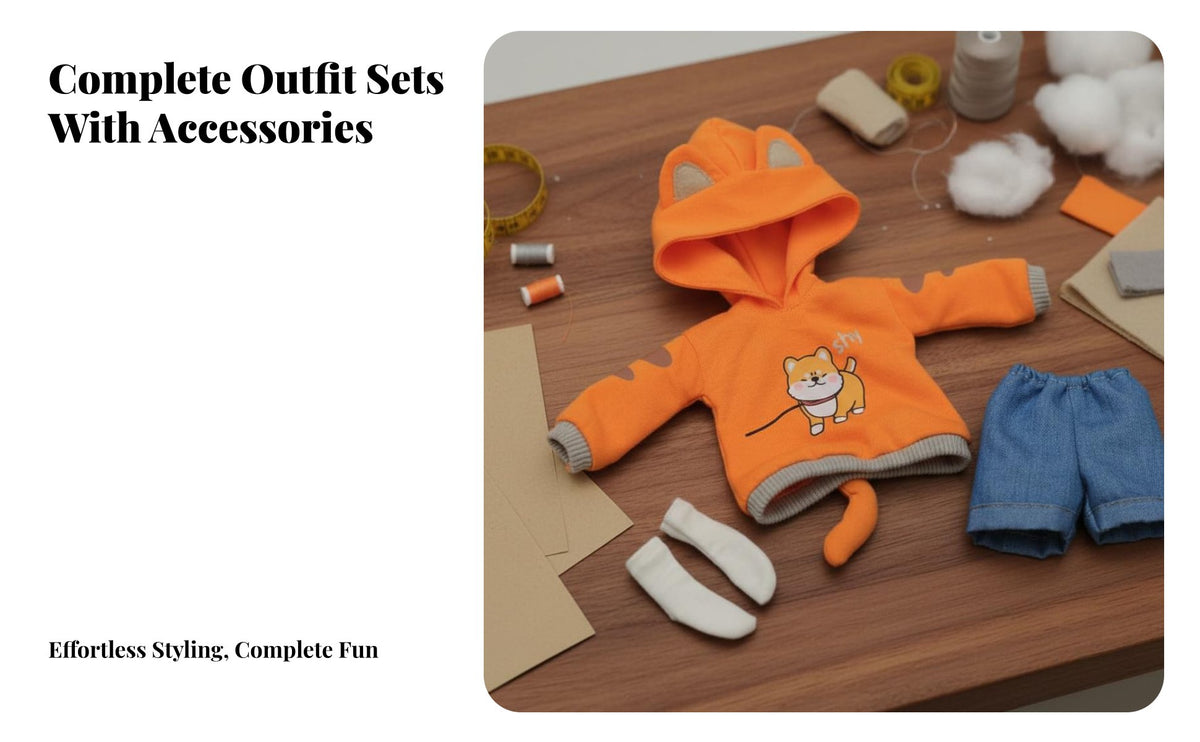 Clothes Variety of Outfits Doll Fashion Set Cute Designs 1/6 Scale Doll Outfit