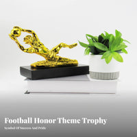 Fan Collectible Goalkeeper Award Commemorative Gift Soccer Goalie Award Resin Craft for Children, Adults, Tournaments, Competitions