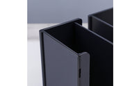Acrylic Cup and Lid Organizer Multi-Compartment Paper Cup Rack Easy Access Space-Saving for Breakrooms