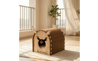 Cat Scratching Lounge Curved Cat Scratcher Bed Compact Pet Furniture for Kittens