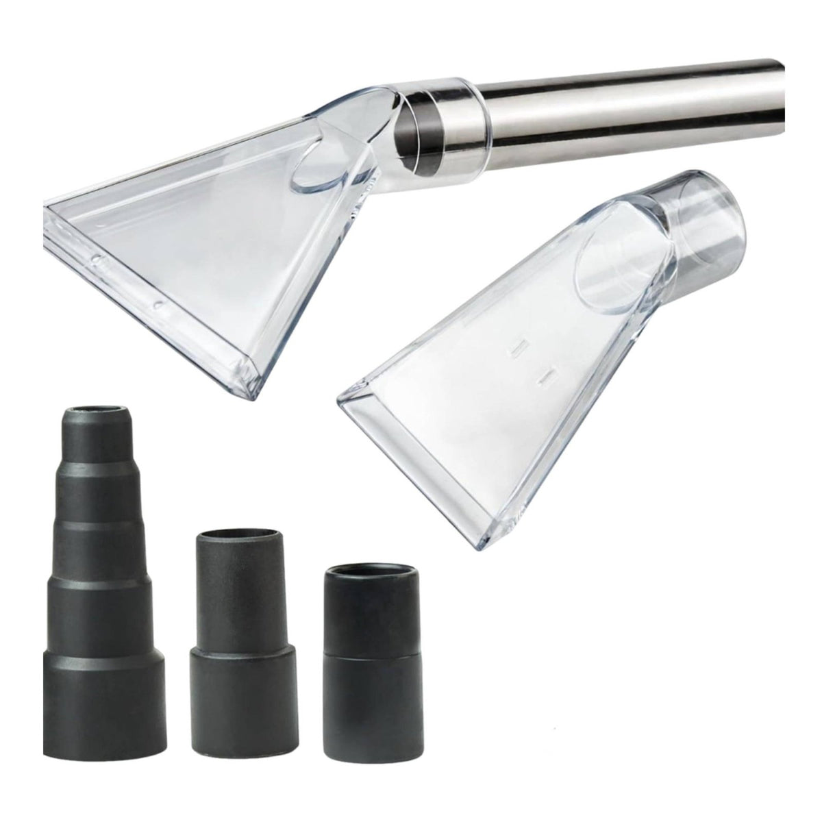 Transparent Vacuum Head look through Carpet Extractor Attachment Easy to Clean Household Cleaning for Detailing