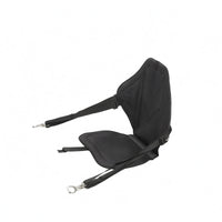 Contoured High-Back Boat Seat Cushion Adjustable Straps Padded Boat Seat Cushion textileCovered Water Gear Metal Clips for Watercraft
