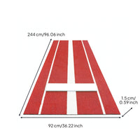 Baseball Mat with Plate Baseball Home Training Surface Portable for Softball Athletes, Coaches, Backyard, Training Facility