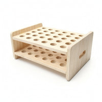 Wooden Scissors Storage Rack Wood Scissors Storage Rack Unfinished Wooden Desktop Organizer for Crafters, Classroom