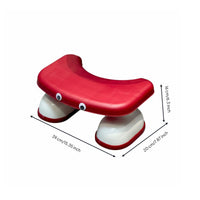 Non-Slip Toilet Step Stool Ergonomic Design Toilet Stool Sturdy for Adults, Elderly