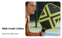 Large Sweet Area Pickleball Paddle Comfortable Anti-Slip Grip T700 Pickleball Paddle High Rotation for Intermediate Players, Beginners