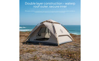 Waterproof Double-Layer Tent Oxford Material Dome Camping Tent Portable