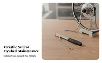 3 Pieces Cycle Cassette Removal Tool Set Heat Treated Steel for Garage