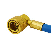 Air Conditioning Charging Hose with Pressure Gauge Flexible for Garage, DIYers