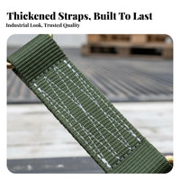 Wear Resistant Ratchet Tie-down Strap High Break Strength Ratchet Tie down Strap Adjustable Length for Movers, Moving, Warehouses, Roof Rack