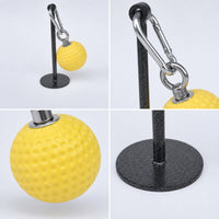 Textured Grip Ball with Carabiner Sturdy Grip Training Ball Portable Pull up Grips with Carabiners Secure for Climbers, Home Gym