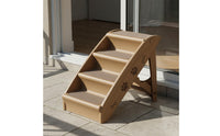 Lightweight Non-Slip Pet Steps Space-Saving Non-Slip Dog Ladder Sturdy Foldable Dog Stairs Easy to Clean for Small Dogs, Bedside, Sofa