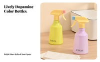 Fine Spray Bottle Ergonomic Design Refillable Plastic Dispenser Hair Mister Bottle Leak-Resistant Household Supply