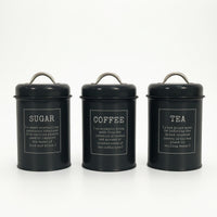 3 Pieces Airtight Kitchen Canister Set Rust-Proof Storage Canister Set Easy-to-Clean Kitchen Canisters with Handles for Home Organizers