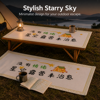 Outdoor Camping Picnic Tablecloth Waterproof Oil-Proof Sunscreen Foldable Table Mat