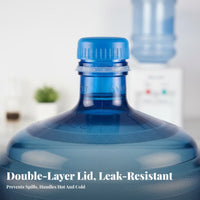 5 Gallon Water Bottle Food Grade Water Dispenser Jug Thickened Wall Refillable Dispenser Jug for Campers, Camping, Car Travel
