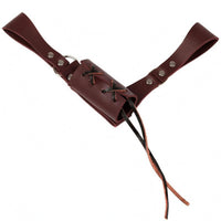 Laced Frog Blade Scabbard Metal Rings Blade Scabbard Harness Retro Medieval Belt Lightweight for Across the Body
