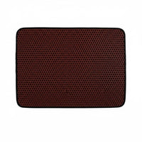 Non-Slip Backing Double Layer Cat Litter Mat Scratch Resistant Double Layer Litter Mat Easy to Clean